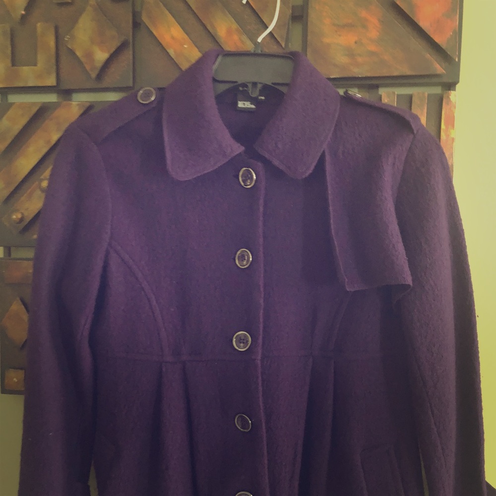 Purple light weight jacket